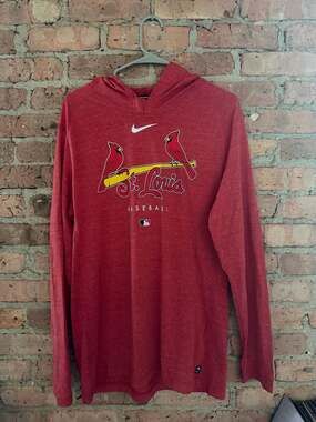 Nike Men's St. Louis Cardinals Authentic Collection Early Work Dri-FIT Tri-Blend